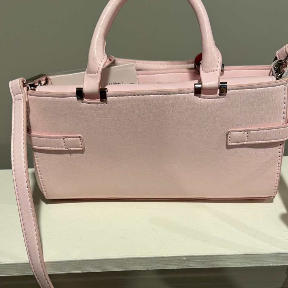 Steve Madden Pink Crossbody Bag with Red Charms - Picture 5 of 8